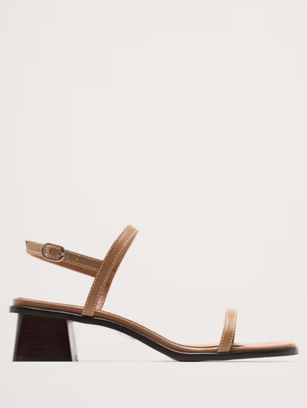 Cognac Juno Heeled Sandal Size 38EU (7 1/2 US) by Flattered |No Box/Dustbag Only